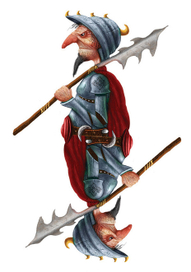 Playing card character