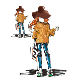 Девушка в шляпе