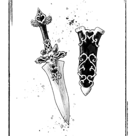 Серебряный кинжал