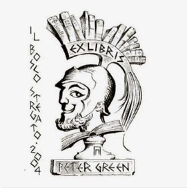 Экслибрис историка и писателя Питера Грина.