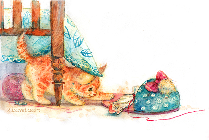 Под кроватью тапочка, в тапке чья-то лапочка...