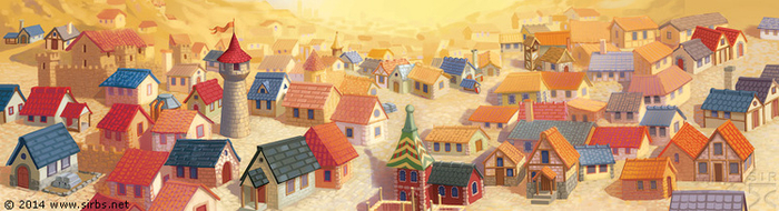 средневековый городок