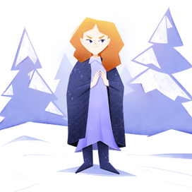 Иллюстрация Хитрая Герда