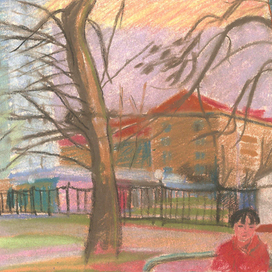 Женщина в красном