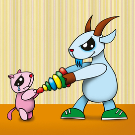 Иллюстрация к наглядному пособию для детей "Что хорошо, что плохо"