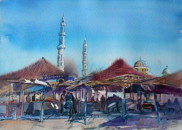 Рыбный рынок в Хургаде