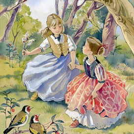 Братья Гримм, "Беляночка и Розочка"1