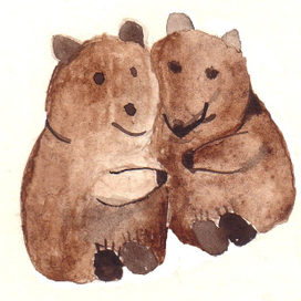 Миша и Гриша (к сказке "Подарок для мамы"Евгении Кариповой")