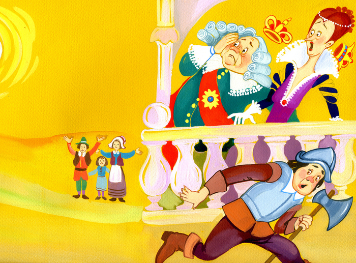 испуганный  король