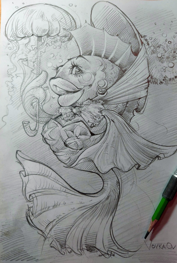 Фантазия на тему "Золотая рыбка"