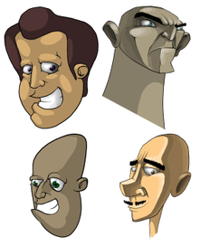 наброски персонажей