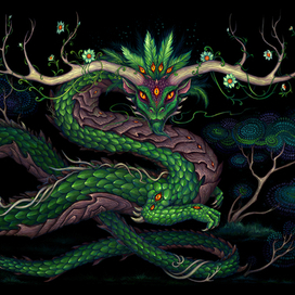 Зеленый дракон