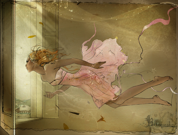 полетела на прогулку