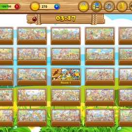 Меню игры "Веселая ферма"