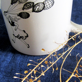 Кружка "Девочка с воздушными шарами"