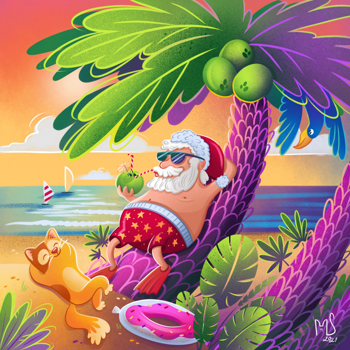 Фрукты Санты