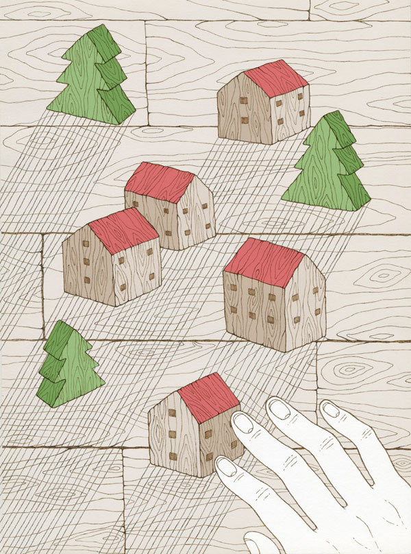 деревянное