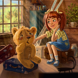 Иллюстрация для книги про булинг.