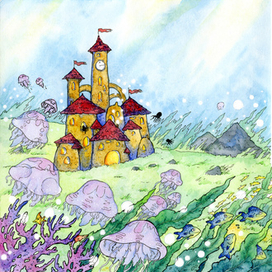 Разворот к книге "Принц Осьминожка находит друзей"  