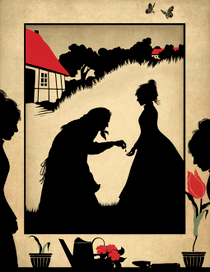 Иллюстрация к сказке Х.К.Андерсена "Дюймовочка"