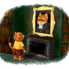 Иллюстрация к книге «Удивительные приключения в городе кошек» Н. Винярская