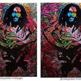 портрет Боб Марли