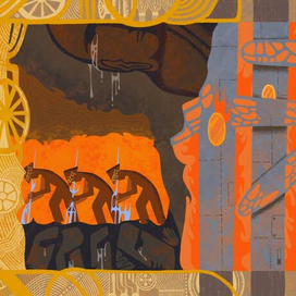 Иллюстрация по роману "Аэлита" Алексея Толстого