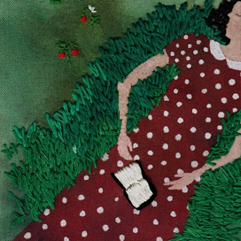 Открытка "Лето и книги"