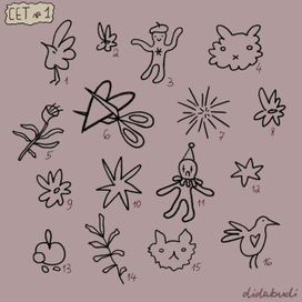 Сет тату-эскизов №1