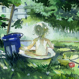 Желтенький тазик.