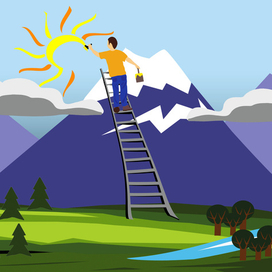 Нарисуй мир каким ты его видишь - мотиватор