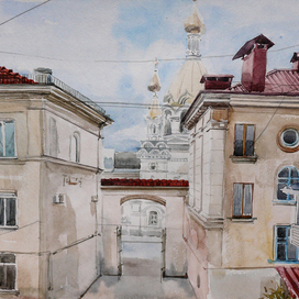 Севастополь. Вид на Покровский собор