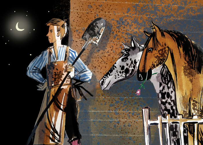 Иллюстрация к норвежской сказке