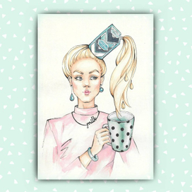 Девушка-сгущенка