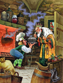 Иллюстрация "Русские сказки"