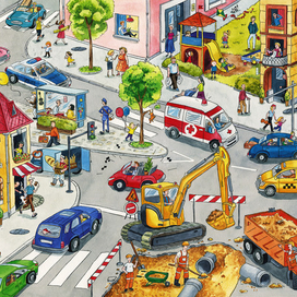 Виммельбух Город