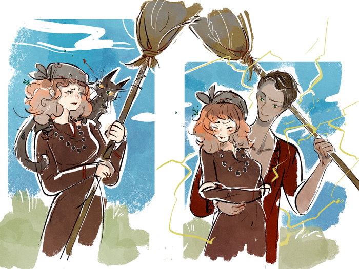 Ведьма и колдун 