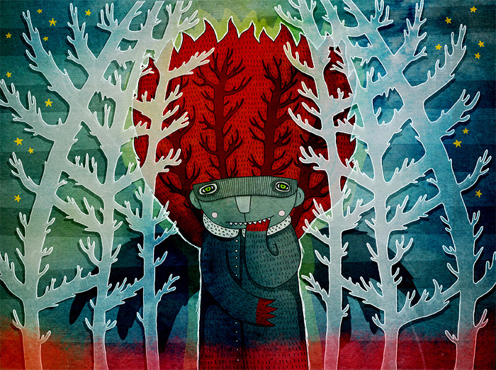 красная ворона