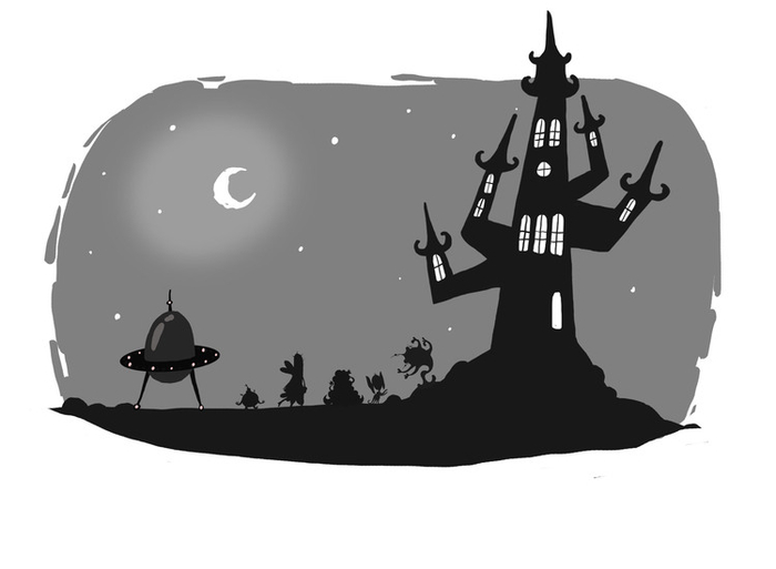 Иллюстрации к книге "Кошмарсики"