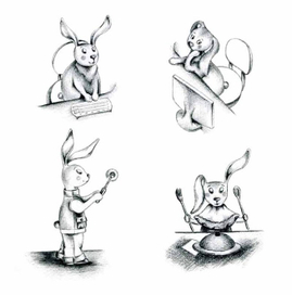 Чем обычно занимается заяц?!)