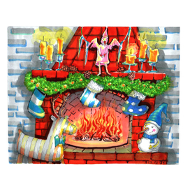 Рождественский камин 