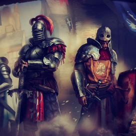 Перед битвой.