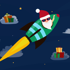 Дед Мороз в космосе