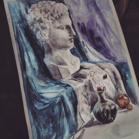 гипсовая голова