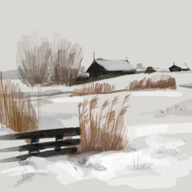 Пейзажные скетчи 