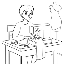 Лайновый арт (для раскраски детской) 