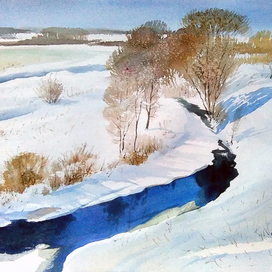 ,,Солнечный зимний день,,Тест бумаги