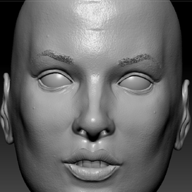 женское лицо