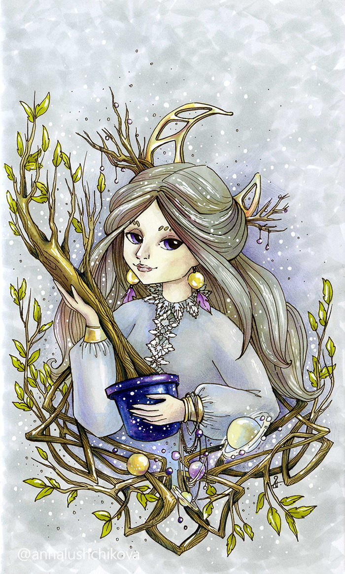 Дева, которая оберегает деревья