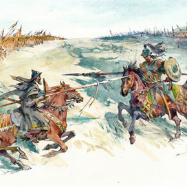 Илл. к книге О.Тихомирова "На страже Руси"